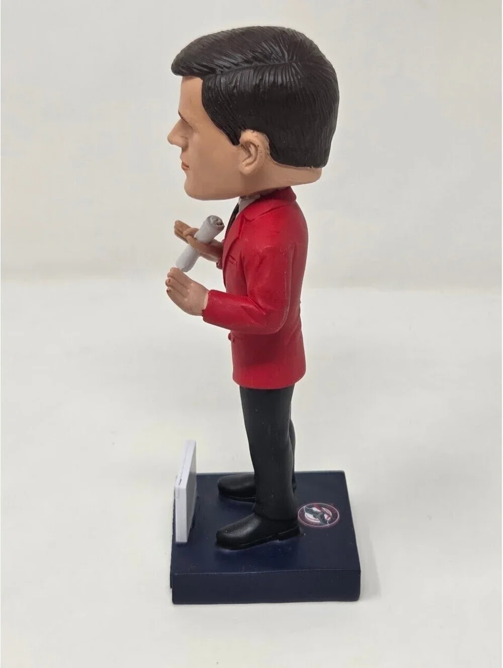 Denny Crum Louisville Cardinals 2024 BDA Sports Bobblehead Red Jacket NCAA